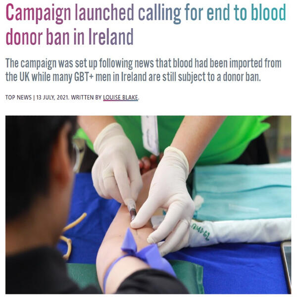 The Logo for Blood For All. A transfusion blag labelled "Blood For All" surrounded by hand-drawn hearts.